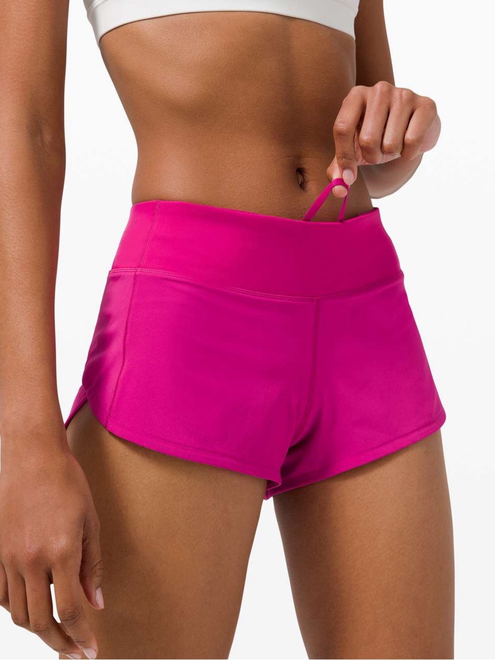 Lululemon Speed Up Short 2.5" Ripened Raspberry Size 14 - Picture 2 of 5